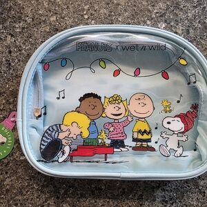 Peanuts x wet n wild limited edition holiday makeup bag